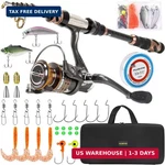 Plusinno Fishing Rod And Reel Combos - Carbon Fiber Telescopic Pole Sp. Fixed Price $67.39.