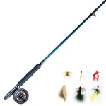 Martin Complete Fly Fishing Kit, 8-FOOT 5/6-WEIGHT 3-PIECE Pole, .... Fixed Price $84.56.