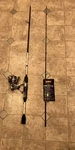 Lews Laser Speed Stick IM-6 Medium Fishing Rod Spin Combo 2 Piece LSG300. Fixed Price $50.68.
