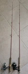 2 Master Rods 48" Shakespear Quantum Reel All In Very Good Condition #1. Fixed Price $30.00.