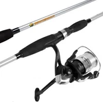 78 Inch Silver Metallic Bass Fishing Rod And Reel Combo Medium Action Spinning. Fixed Price $53.74.
