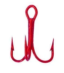 Mustad 3551RB10 Red Treble Hooks Size Pack Saltwater Freshwater Fishing. Fixed Price $6.88.