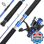 Sougayilang Catfish Fishing Rod Combo IM8 Carbon 2 Piece Mh Power Portable. Fixed Price $144.10.