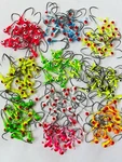 1/32 1/16 1/8OZ Jig Heads Fishing Sickle Hooks Crappie-panfish-trout. Fixed Price $35.23.