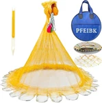 Fishing Cast Nets For 3/8INCH Mesh American Style Hand Throw. Fixed Price $75.26.