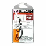 Owner 5101-131 Offset Shank Worm Hook Size 3/0 Fishing 5-PK Black Chrome Finish. Fixed Price $13.34.