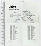 Daiwa Spinning Reel Rs 1355 Fishing Parts List. Fixed Price $7.89.