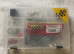 Shakespeare Catch More Fish Tackle Kit Box With Zoom Salty Super Flukes. Fixed Price $70.00.