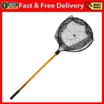 Wakeman 56-INCH Retractable Fishing Net With Telescopic Pole (gold). Fixed Price $36.99.