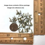 Size #18 (bronze) 48 49 Or 50 Small Standard Round Bend Treble Hooks Bait Lure. Fixed Price $20.18.