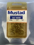 Mustad 100 Pack Fishing Hooks 34184 Size 1/0. Fixed Price $10.00.