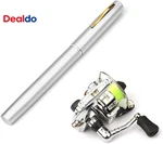 Fishing Rod Reel Combo Mini Pen Pole Kit Telescopic Spinning. Fixed Price $50.10.