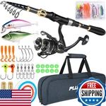 Plusinno Rod And Reel Combofishing Poletelescopic Kit. Fixed Price $86.28.