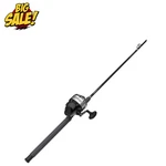 Zebco 808 Boss Hawg Spincast Reel Rod Combo 7FT 2PC Fiberglass Fishing. Fixed Price $45.99.