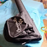 Sougayilang Black Nylon Fishing Rod Case With External Pockets. Fixed Price $20.74.
