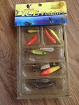 Eagle Claw Ice Fishin' Walleye Lure Kit. Fixed Price $18.99.