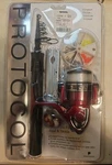 Protocol Telescopic Fishing Rod, Reel & Tackle And Case, Nos, Unopened. Fixed Price $20.00.