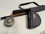 Tf 05 90 4 Nxt Blk Fast Black Label Fly Fishing Rod Okuma Slv 5-6WT Reel. Fixed Price $240.00.
