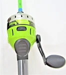 2EA Zebco Splash 1EA Hot Chartreuse + Black Spin Cast Reels. Fixed Price $20.00.
