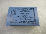 Mustad 3191 Ringed Bronze Carlisle Fish Hooks 100 Pcs Sz 6 Fly Tying Long Shank. Fixed Price $9.99.