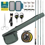 Sf Fly Fishing Rod Combo Starter Kit Semi Gloss Green Jade Finish 24T Carbon .... Fixed Price $107.33.