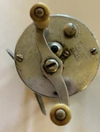 Vintage Pflueger Trump Casting Fishing Reel Trademark No. 1943. Fixed Price $21.00.