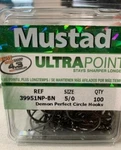 Mustad 39951NPBN-5/0 Demon Perfect Circle Hook Black NICKEL-100CT. Fixed Price $44.95.