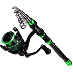 Baikalbass Fishing Rod And Reel Combos Kit Carbon Fiber Telescopic Pole. Fixed Price $50.00.