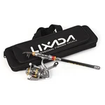 Lixada Telescopic Fishing Rod And Reel Combo Full Kit Carbon Fiber. Fixed Price $86.64.