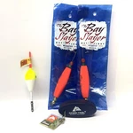 Two Comal Bay Slayer Cigar Rattle Floats 3" Orange + Bobber & Keychain. Fixed Price $20.00.