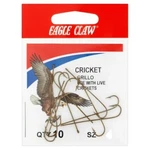 Eagle Claw Cricket Hook Two Packs Of 10 Free Shipping. Fixed Price $9.99.
