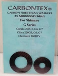 Carbontex Drag Washers Shimano Curado CU200G5, G6, G7, CH100BPV Reel Part. Fixed Price $9.99.