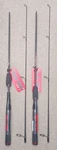 Shakespeare Ugly Stik Stick GX2 5-FOOT Two Piece Spinning Rods Ultra Light. Fixed Price $74.99.