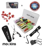 Fishing Set All One 139 Piece Lure Flashlight Sinker Pliers 12 Floats. Fixed Price $39.96.