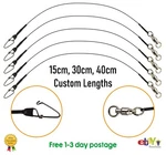 Ball Bearing Swivel Spinning Wire Traces - Spinner Bait Lure Pike Fishing Rigs. Fixed Price $11.98.