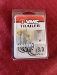 Vmc Trailer Hook Black Nickel 6 Pack - Bass Finesse Fishing Terminal Tackle 3/0. Fixed Price $14.99.