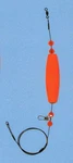 Comal CB300-OR-28S Rattle Cigar Float Rig 3" 60LB Black Wire Pack Of 12. Fixed Price $54.85.