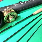 Wild Water Fly Fishing Rod Ax 9FT & Ll Bean Reel Double #3 W/carrying Case. Fixed Price $85.00.