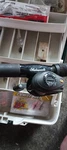 Shakespeare Speed Spool SS1SHA Black Fishing Rod & Reel Combo And Tackle Box. Fixed Price $59.99.