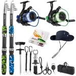 Tripquips Telescopic Fishing Rods Set 6.9FT Portable Spinning Reel Combo 2. Fixed Price $82.71.