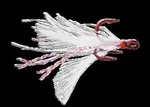 100 Pack - Vmc #6 Dressed Xrap Treble Hook 8651 Tr/dt/rw Tin Red And White. Fixed Price $89.95.