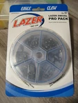67 Pc Eagle Claw Lazer Swivel Pro Pack 3 Way, Duo Lock Snaps, Split Ring, Barrel. Fixed Price $10.76.