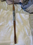 Vintage Sear Roebuck & Co. J Higgins Tubular Glass 7 Rod Beehive Wood Handle. Fixed Price $153.69.