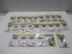 Mustad -24 PACKS-4/0-5/0-7/0-8/0-11/0 ---see Pics---demon--hoodlum. Fixed Price $49.95.