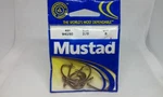Mustad O'shaughnessy Live Bait Hooks Size 2/0 #94150 Bronze Fishing 8PC. Fixed Price $8.99.