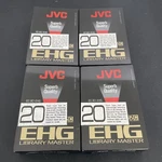 New 4 Jvc EHG30 EC-30 Vhsc Compact Video Cassettes Library Master 20SP/60EP Mins. Fixed Price $14.00.