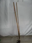 Vintage Heddon Golden Mark 50 Fiberglass Fly Rod 9FT & Oren-o-matic Spincast. Fixed Price $199.95.