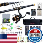 Goture Fishing Rod And Reel COMBOS1.8M-2.7M Telescopic Pole Spinning. Fixed Price $124.12.