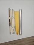 Vtg Eagle Claw Wright & Mcgill Trailmaster M4TMS-6 1/2' Pc Travel Rod Case,bag. Fixed Price $90.00.