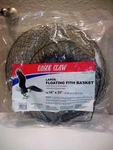 Eagle Claw Large Floating Metal Fishing Basket 14" Diameter X 25" Depth. Fixed Price $19.88.